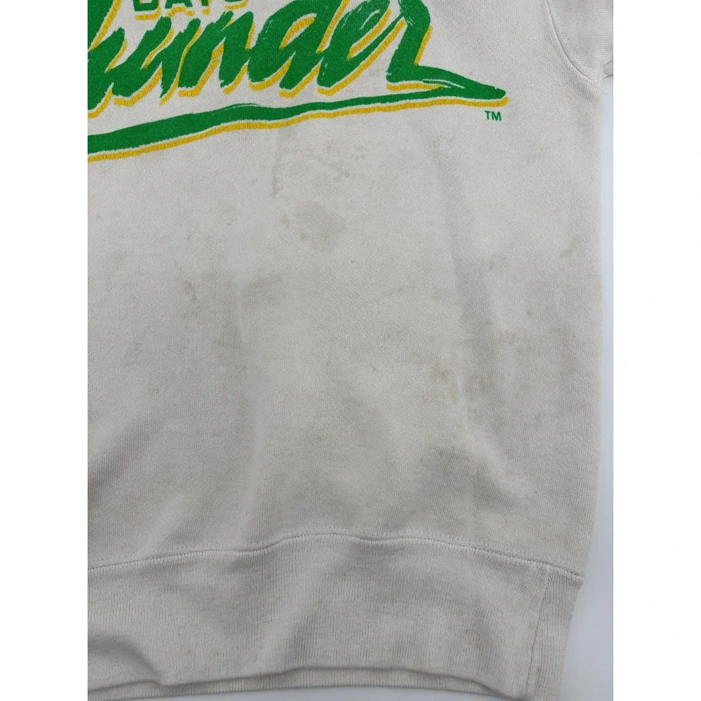 Days of Thunder Sweatshirt Mens White Long Sleeve Movie Promo Graphic Vintage